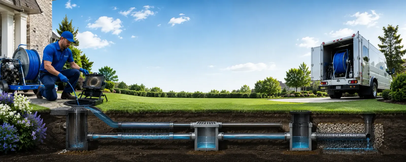 Outdoor drain cleaning information for Swea City, IA
